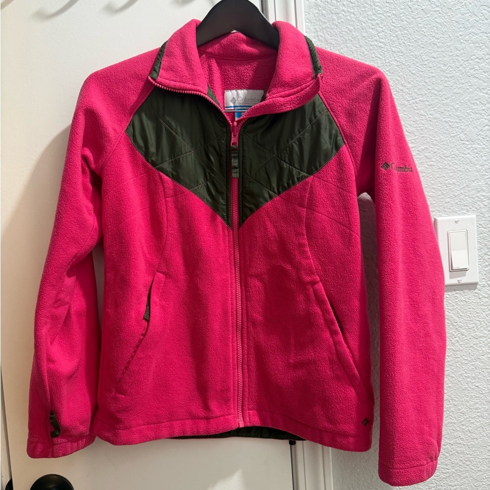 Columbia Sportswear Pink Bugaboo Fleece Jacket – Girls 14/16